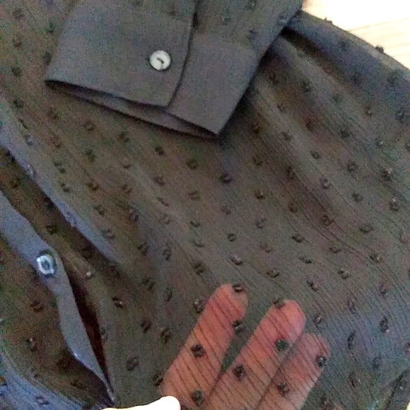 Black Lace long sleeve Size L - Picture 6 of 6